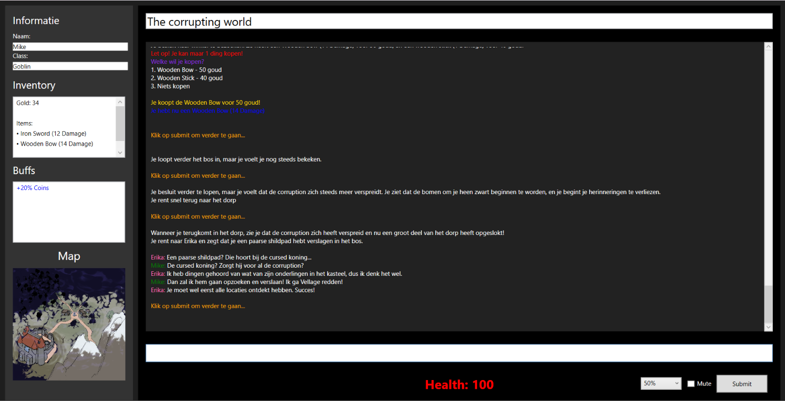 Text based adventure